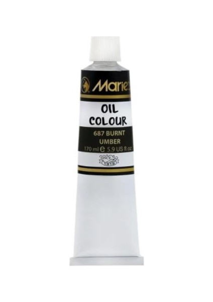 Yağlı Boya 170ML Burnt Umber 687