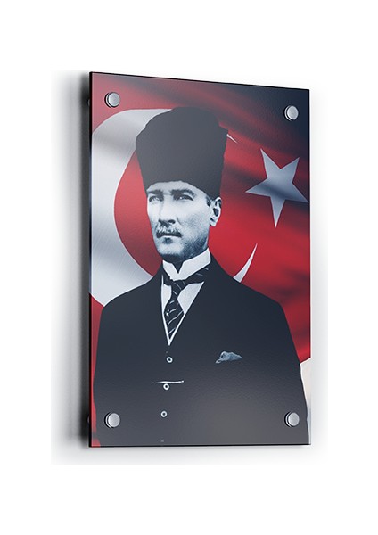 Cam - Fleksi Tablo - Atatürk 50X70 cm - 9 mm