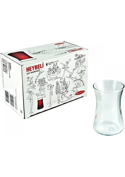 42361 Heybeli 6'lı Çay Bardağı - 160 ml