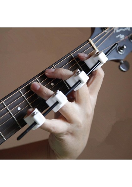 1 Set Ahşap 6 Perde Cep Akustik Gitar 6-String, Ayarlanabilir Parmak ile (Yurt Dışından) modelleri