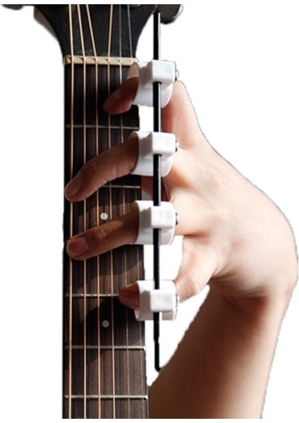 1 Set Ahşap 6 Perde Cep Akustik Gitar 6-String, Ayarlanabilir Parmak ile (Yurt Dışından) indirimleri