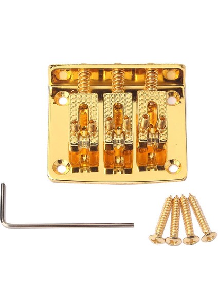 Dayanıklı 3 Dizeler Köprü Tailpiece Puro Gitar Aksesuarı Için Değiştirmeler, (Yurt Dışından)