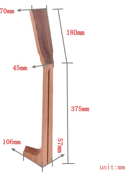 Gitar Luthier Dıy Projeleri Için Akustik Gitar Boyun Boyun (Yurt Dışından)
