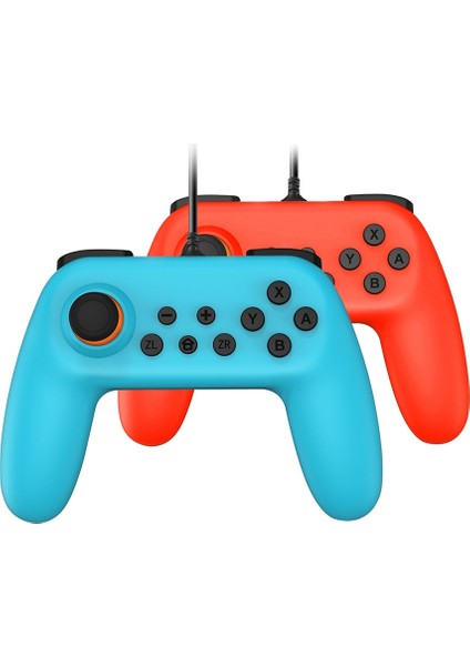 Switch Joystick Kablolu Pro Controller Oyun Kolu 2 Adet (Switch / Switch Lite / Switch OLED Uyumlu)