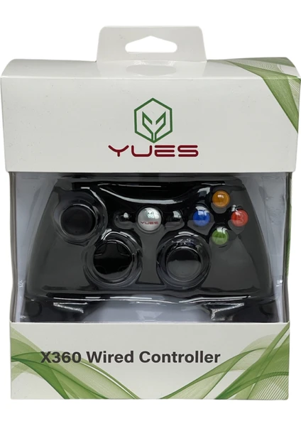 Xbox 360 Gamepad Oyun Kolu Kablolu Joystick (Xbox 360 ve Pc Uyumlu)