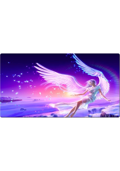 Anime Angel Xl 70X40 cm 3mm Oyuncu Gaming Mouse Pad