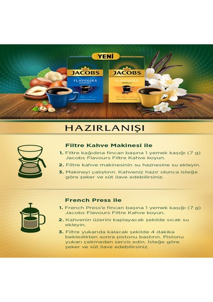 Fındık Aromalı Filtre Kahve 250 gr
