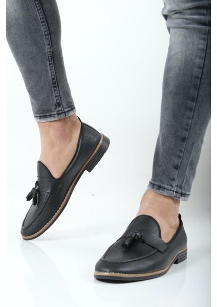 Tomms Loafer Süet Püsküllü Erkek Babet Ayakkabı LFRPSKL-001