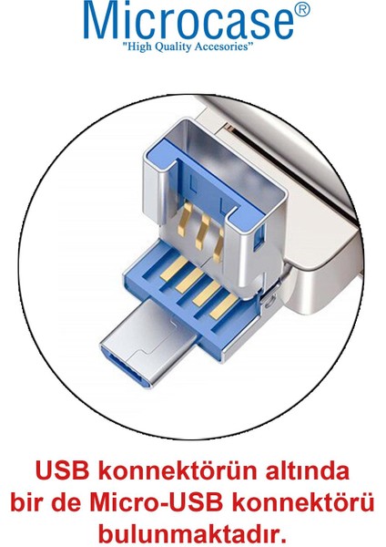 Type-C Lightning Micro USB Telefonlar Için Sd Kart Okuyucu Flash Disk Adaptör AL2743 Siyah