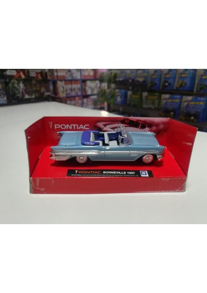 1:43 Metal Model Araba Pontıac 1957 modelleri