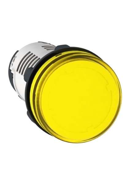 Yuvarlak Sinyal Lambası Ø 22 - Sarı - Entegre LED