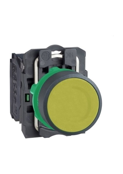 Sarı Buton Ø22 Yaylı Dönüş 1na Işaretsiz