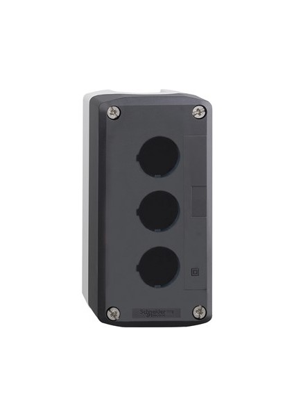 Gri Boş Kumanda Kutusu - 3lü