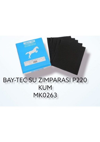 Bay-Tec Su Zımparası P220 x 100ADET