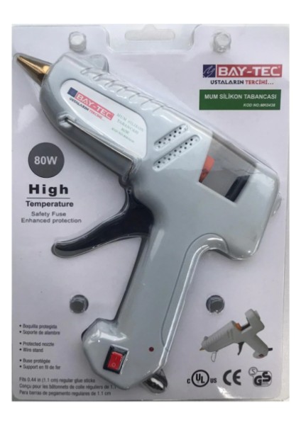 Bay-Tec Mum Silikon Tabancası 80W (Kalın) / MK0438