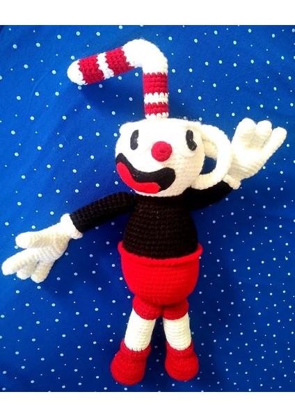 Mugman Kupa Kafa Amigurumi Organik Oyuncak