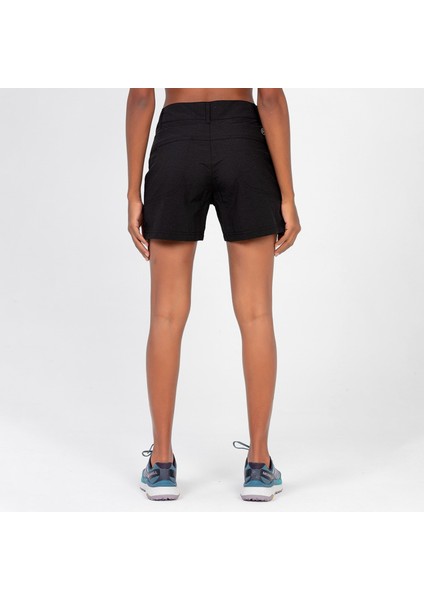 M2Check 10010 Check Normal Bel Düz Siyah Kadın Şort fırsatları