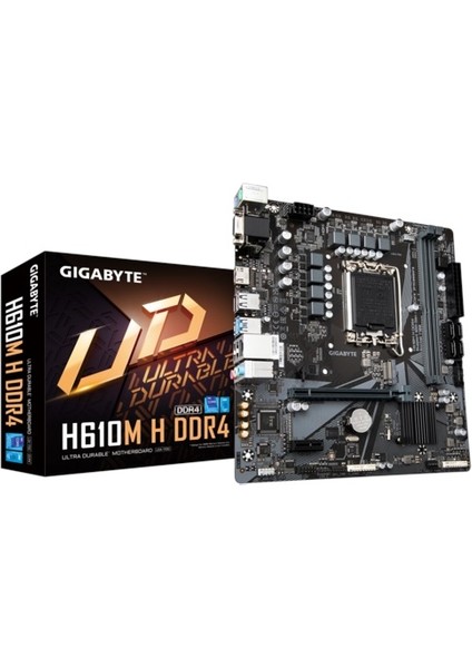 H610M H 3200 MHz (O.C.) DDR4 LGA1700 mATX Anakart