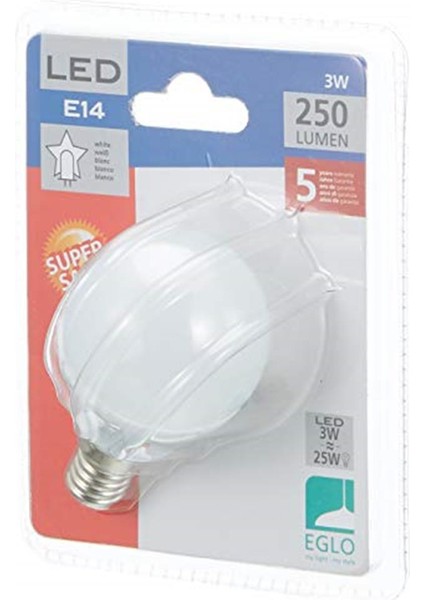 10821 E14 Top LED Ampul P45 3W 4000K