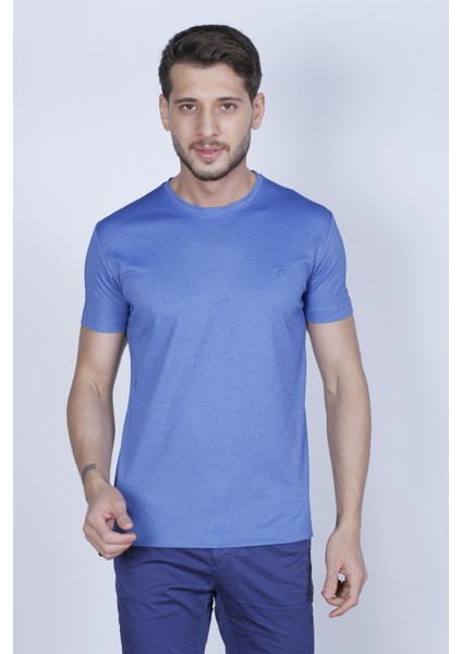 Battal Beden Bisiklet Yaka Erkek T-Shirt modelleri