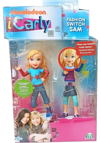2'li Icarly Fashion Switch Carly ve Sam - Icarly Moda Giysileri - Değiştirilebilir Giysiler