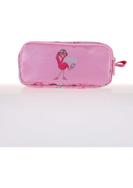 Kids&love Flamingo Kalem Çantası Aynalı Simli L8066
