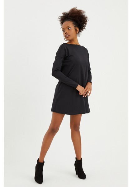 Sırt Detaylı Tunik Elbise modelleri