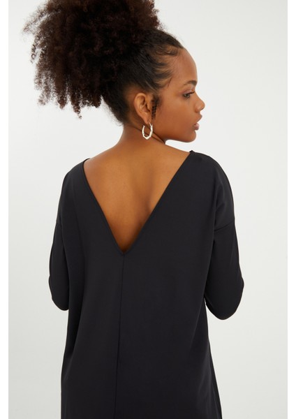 Sırt Detaylı Tunik Elbise indirimleri