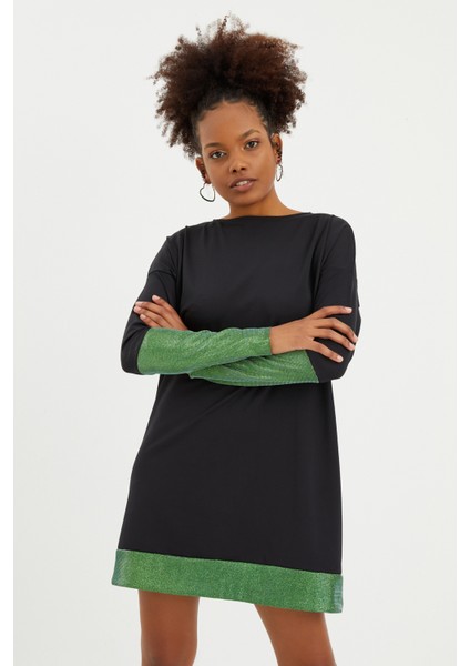 Kol Detay Scuba Elbise modelleri