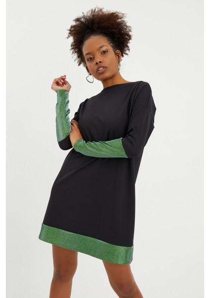 Kol Detay Scuba Elbise fırsatları