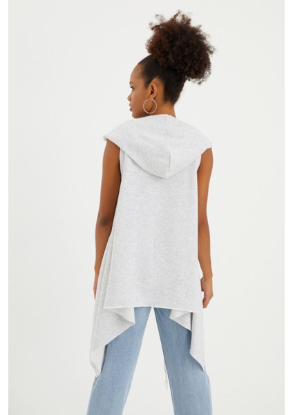 Gri Melanj Kolsuz Sweatshirt indirimleri