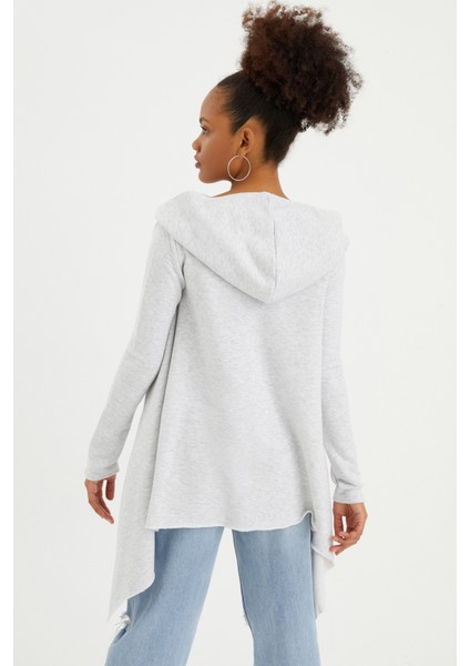 Gri Melanj Salaş Sweatshirt fırsatları