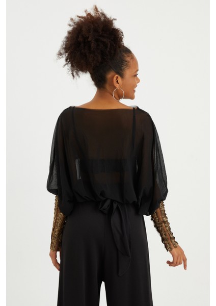 Kol Detay Tül Bluz indirimleri