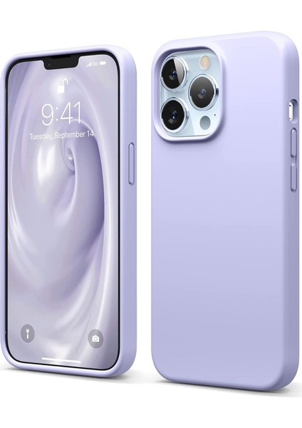 Apple iPhone 13 Pro Max ile Uyumlu Telefon Kılıfı Kadife Iç Yüzey Soft Tasarım Lansman Kılıf