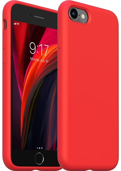 Apple iPhone Se 2022 ile Uyumlu Telefon Kılıfı Kadife Iç Yüzey Soft Tasarım Lansman Kılıf