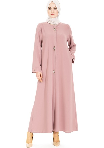 Yaprak Detaylı Pudra Ferace 3487 fiyatları