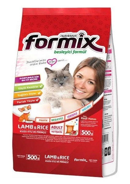 Formıx 500 gr Kuzulu Kedi Maması