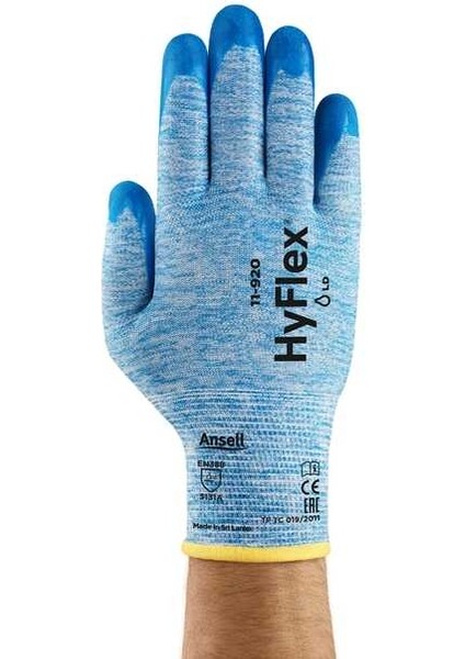 Hyflex 11-920 Yüksek Kavrama Sağlayan Yağ Tutmaz Iş Eldiveni