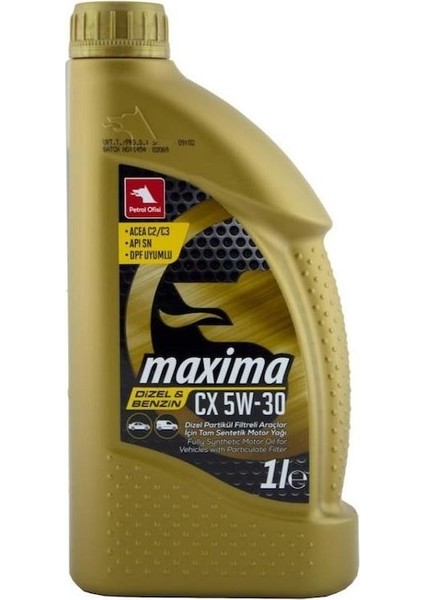 Maxima CX 5W-30 1 Litre Motor Yağı ( Üretim Yılı :2022 )