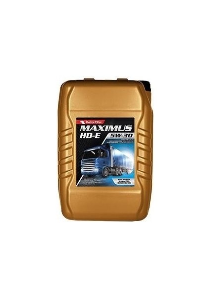 Petrol Ofisi Maximus Hd-E 5W-30 20 lt (17,5 kg) (Üretim Yılı:2022)