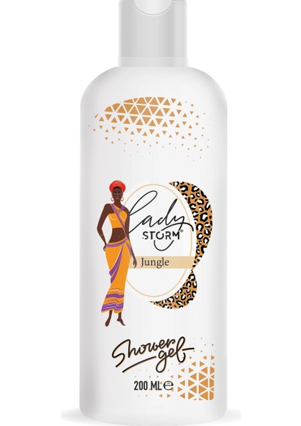 Lady Storm Women Jungle Body Duş Jeli 200 ml