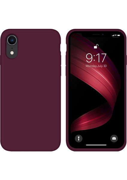 Apple iPhone Xr 6.1 ile Uyumlu Telefon Kılıfı Kadife Iç Yüzey Soft Tasarım Lansman Kılıf