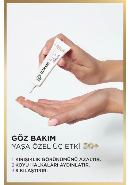 L'oréal Paris Yaş Uzmanı 50+ Göz Kremi