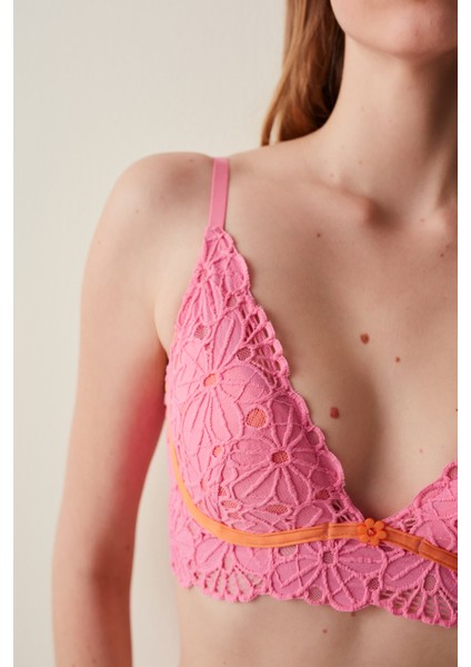 Pınk Grandeur Lace Dolgusuz Balenli Sütyen modelleri