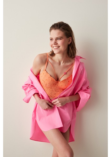 Turuncu Desire Push Up Bralet
