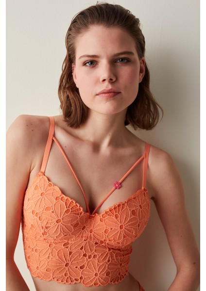 Turuncu Desire Push Up Bralet