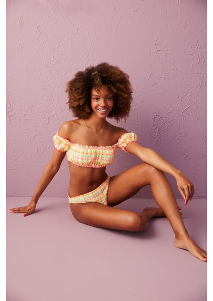 Çok Renkli Candy Slip Bikini Altı