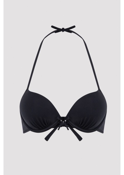 Siyah Basic Push Up Üst