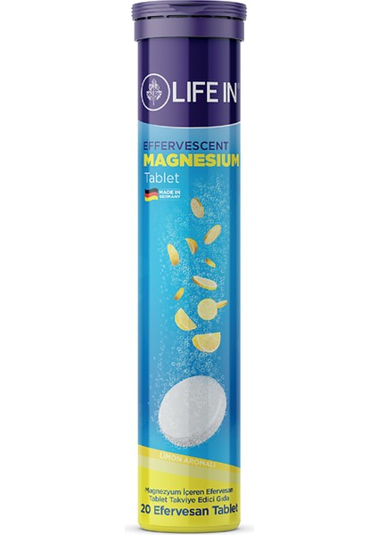 Lıfe In Efervesan Magnezyum  20 Tablet