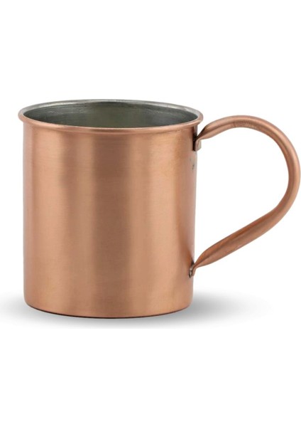 Bakır Düz Maşraba Moscow Mule Bardak 500 Ml